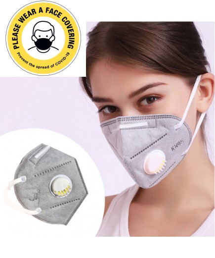 KN95 Face Mask With Valve